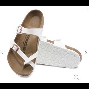 White Birkenstock Mayari Sandals